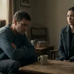 Man och kvinna sitter tysta, en diskussion om olika typer av narcissism pågår.