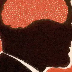 Siluett av ett huvud med en hjärna fylld av prickar. En bild som kan symbolisera en narcissistisk dragning till sig själv.