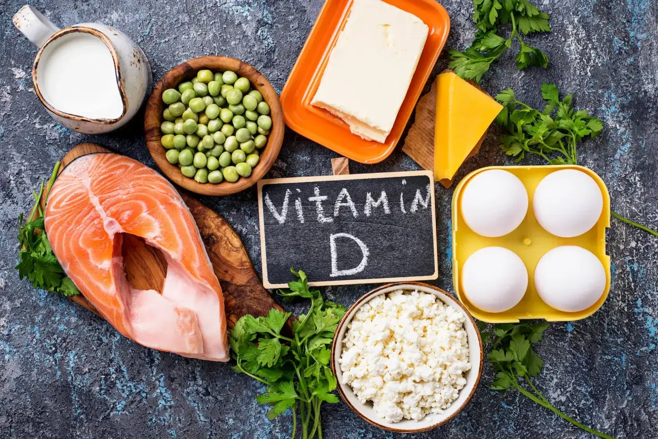 Fisk, ägg, mejeriprodukter och grönsaker som kan hjälpa mot d-vitamin depression.